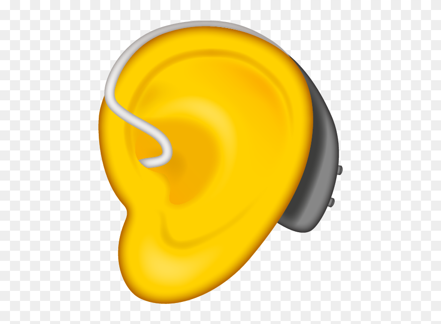 Ear With Hearing Aid Emoji Clipart