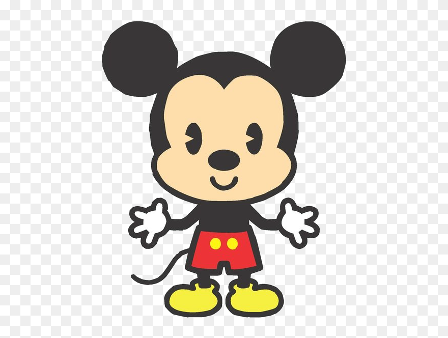 Mickey Clipart Cute, Mickey Cute Transparent Free For - Cute Mickey Mouse Cartoon - Png Download