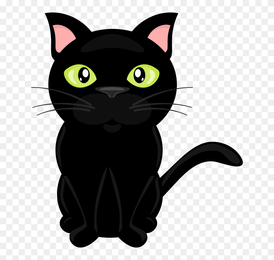 Black Cat Clipart - Png Download