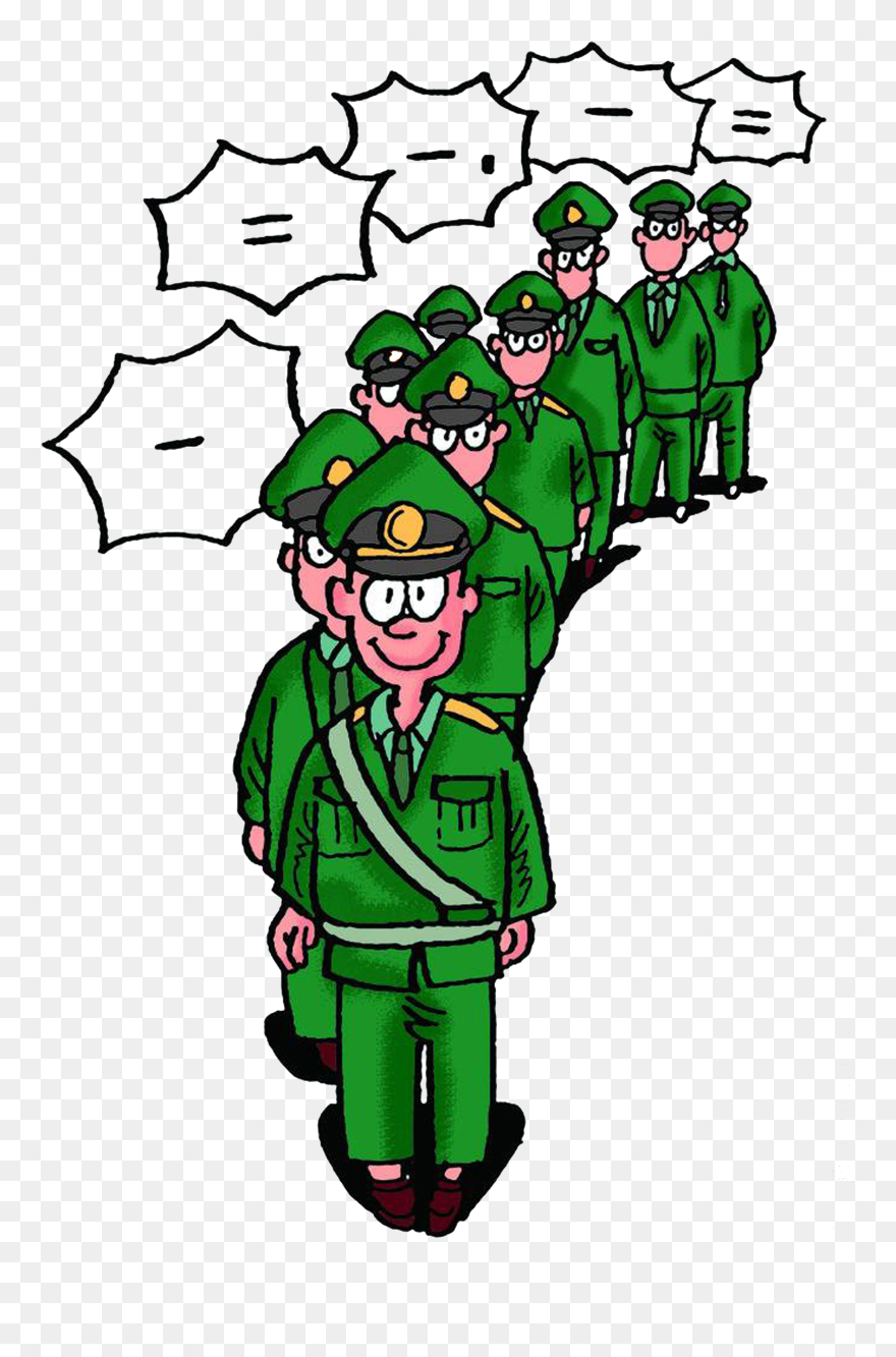 March Clipart Soldier March - Cartoon - Png Download