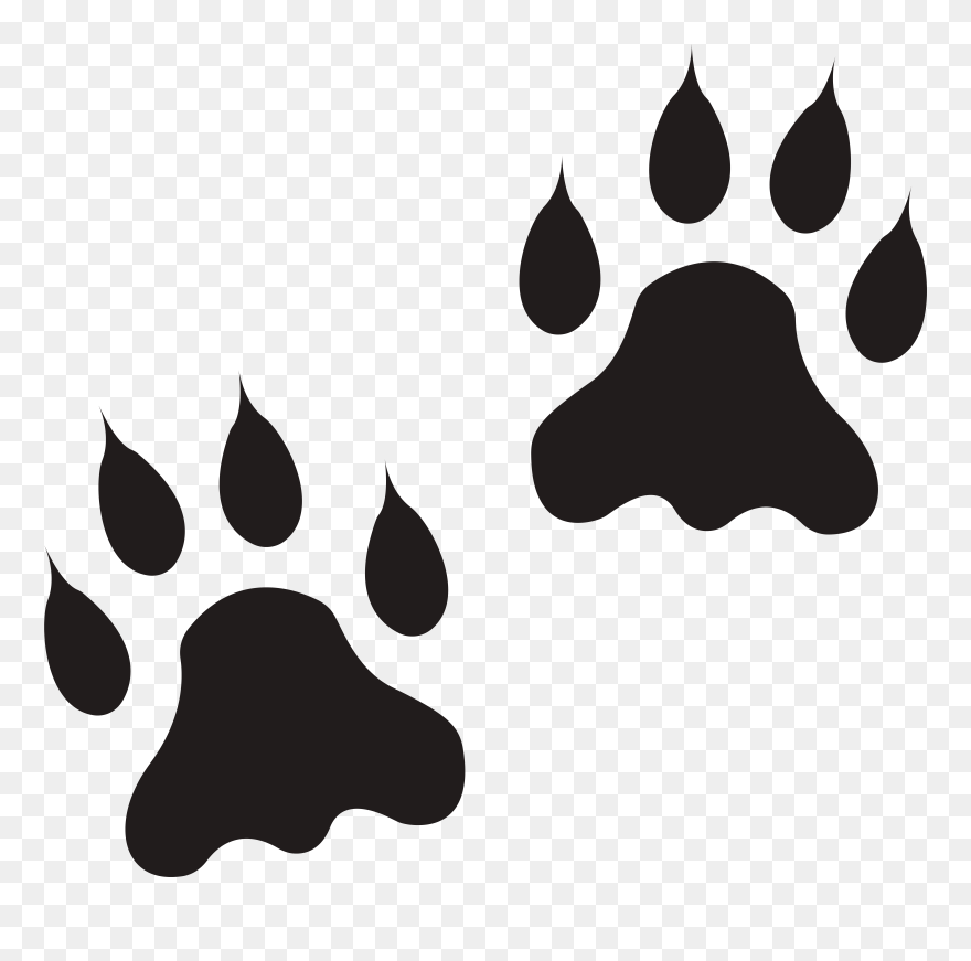 Lion Dog Paw Cougar Clip Art - Png Download