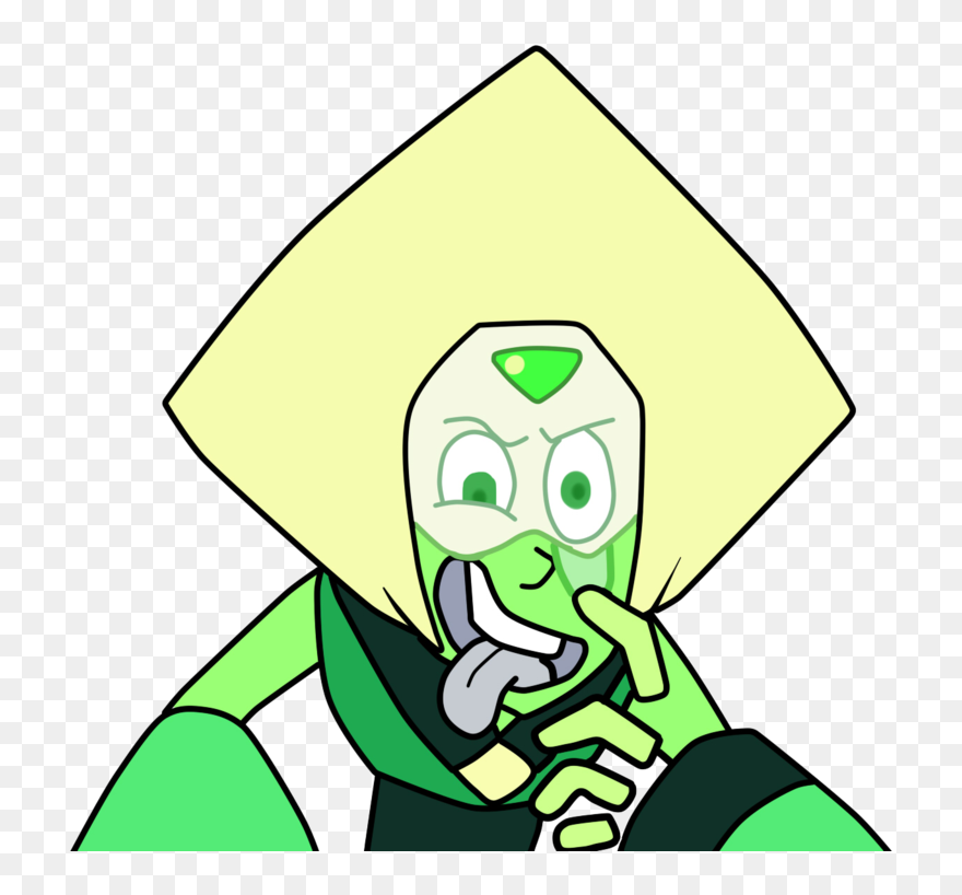 Peridot Face Jokes By Xlestefanylx - Peridot Steven Universe Limb Enhancers Clipart