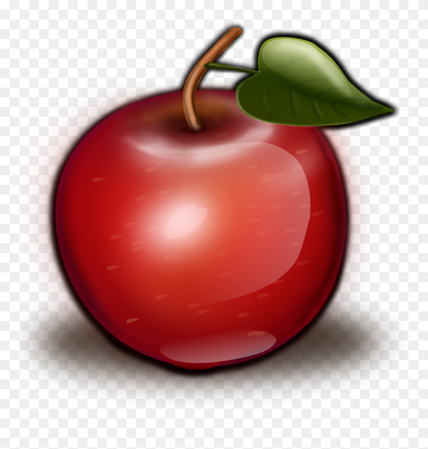 Teacher Apple Clipart Free Clipart Images 5 Free Apple - Red Apple - Png Download