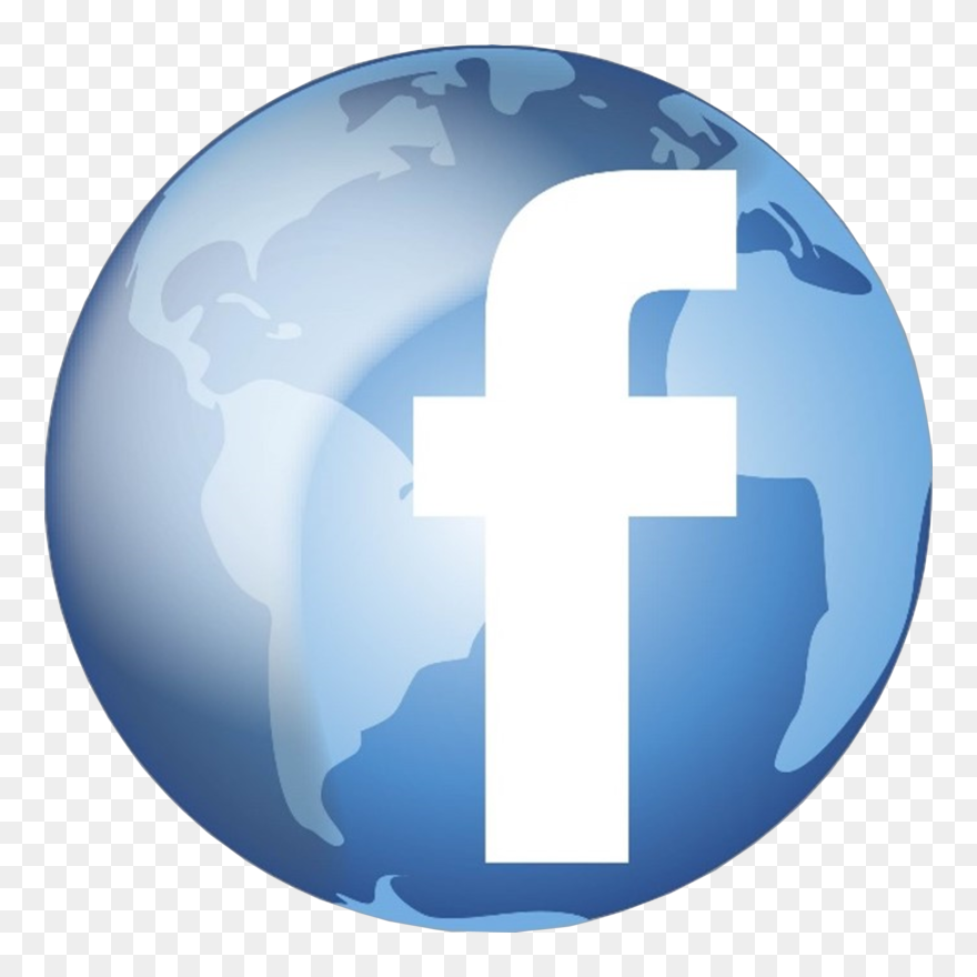 Media Globe Facebook Advertising Social World Connect - Facebook Globe Png Clipart