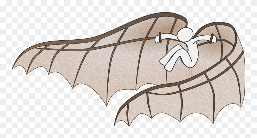 Desenho Pessoa Com Asa Clipart