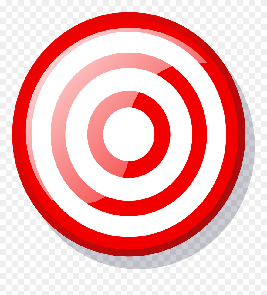 Shooting Target Bullseye Clip Art - Target Clipart Png Transparent Png