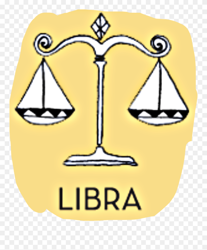 #libra #scales #balance #zodiac #freetoedit - Cartoon Clipart