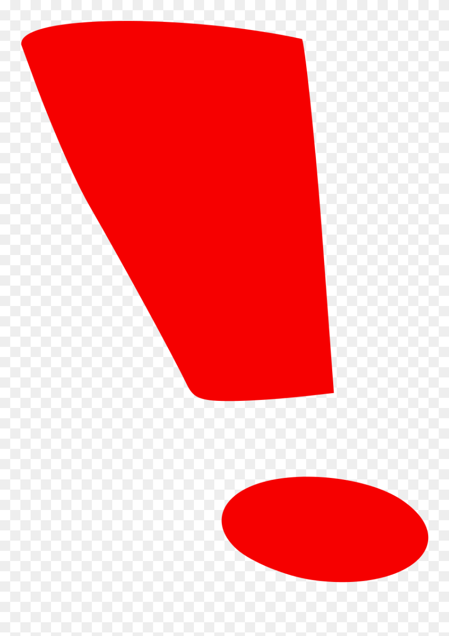 Red Exclamation Mark Png Clipart (5648752) PinClipart