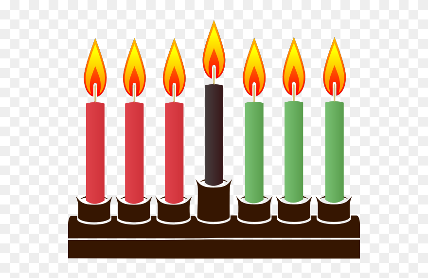 Kwanzaa Kinara - Kwanzaa Candles Png Clipart