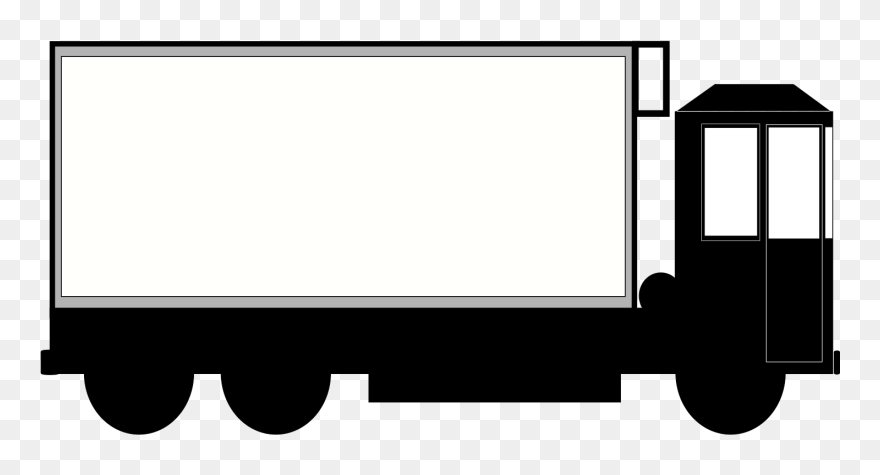 Transparent Delivery Truck Icon Png - Caminhão De Lado Desenho Clipart