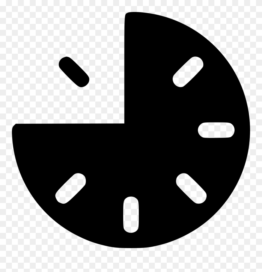 Quarter To - Quarter Icon Png Clipart