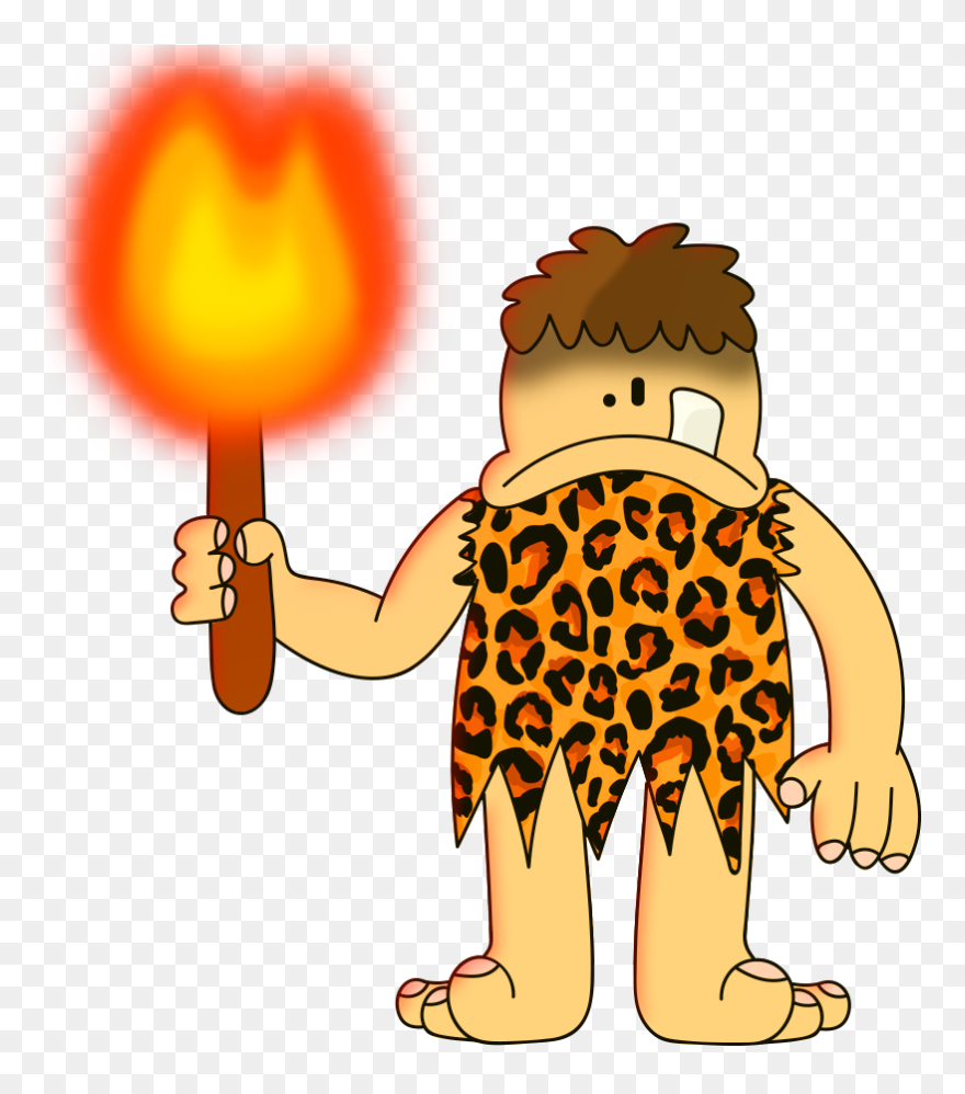 Caveman - Cartoon Clipart
