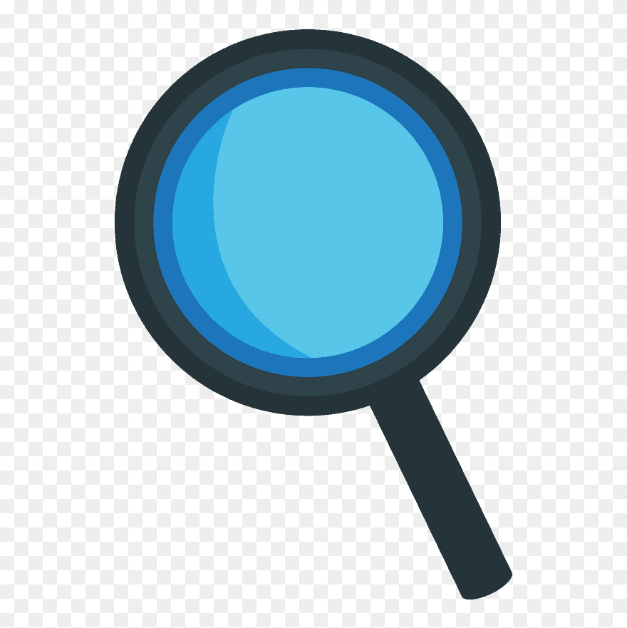 Magnifying Glass Tilted Left Emoji Clipart - آیکون ذره بین - Png Download
