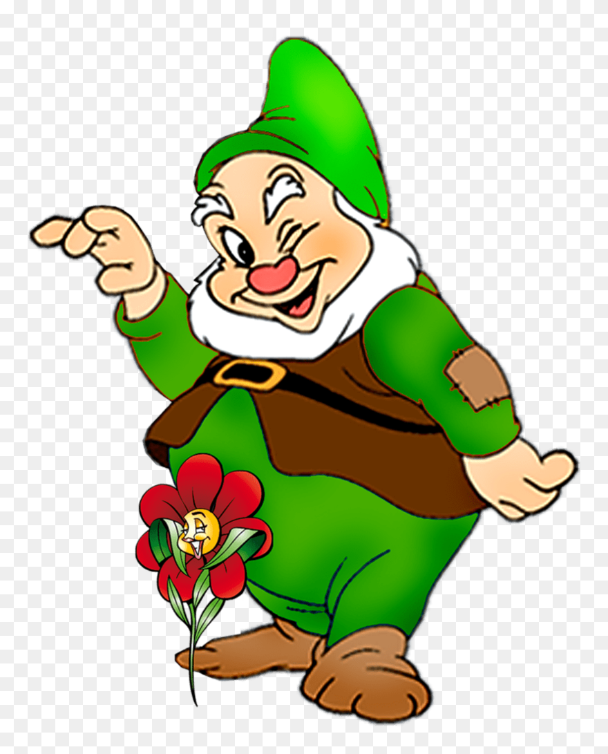 Dwarf - Happy Dwarf Snow White Clipart