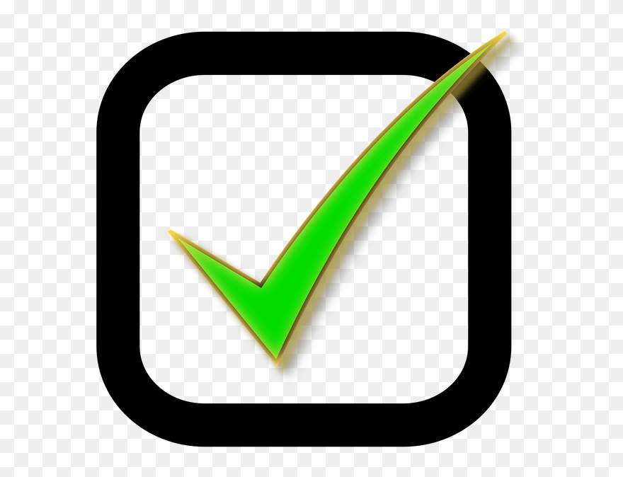 Check Box - Checklist Tick Png Clipart