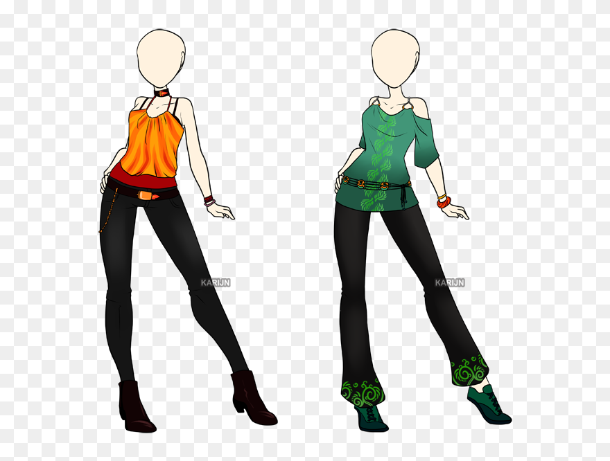 Drawing Mannequins Flowing Dress Transparent Png Clipart - Cartoon