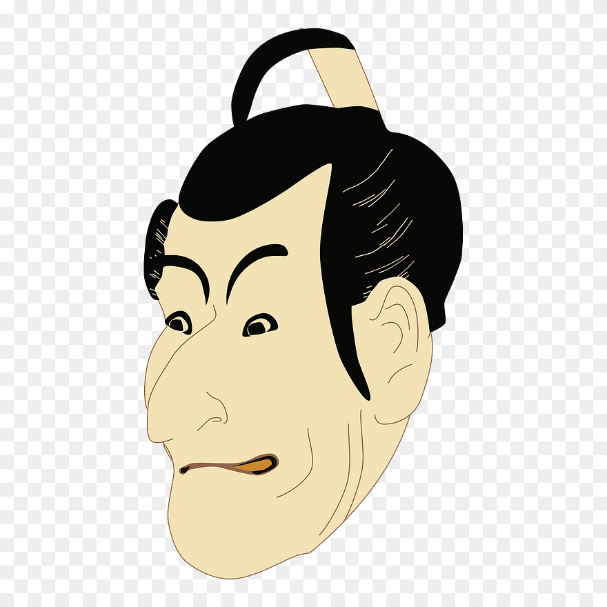 Kabuki Actor Clipart - Kabuki Clipart - Png Download