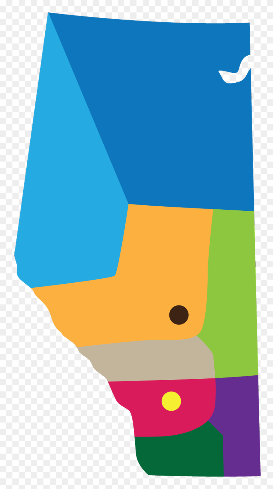 Actor Clipart One Act Play - Regional Map Of Alberta - Png Download