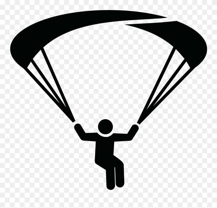 Hua Hin District Irish Travellers Tourism Hotel - Paraglider Icon Clipart