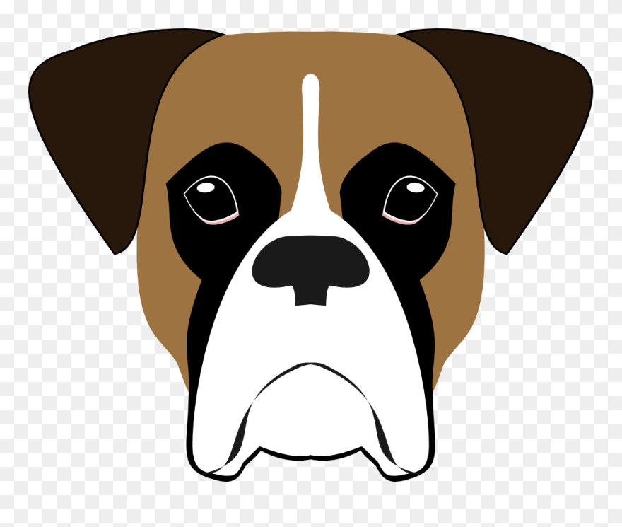 Boxer Dog Drawing Easy Clipart