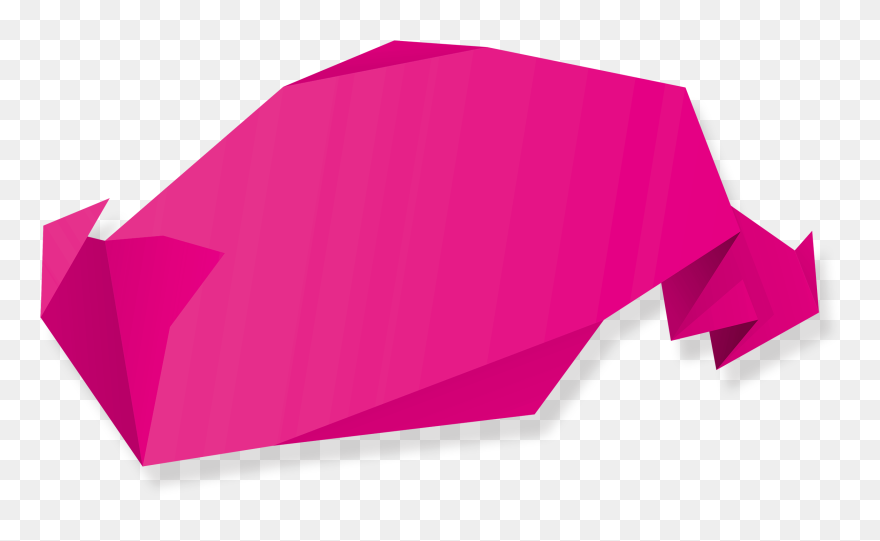 Free Origami Banners Pull Material Png Download Clipart