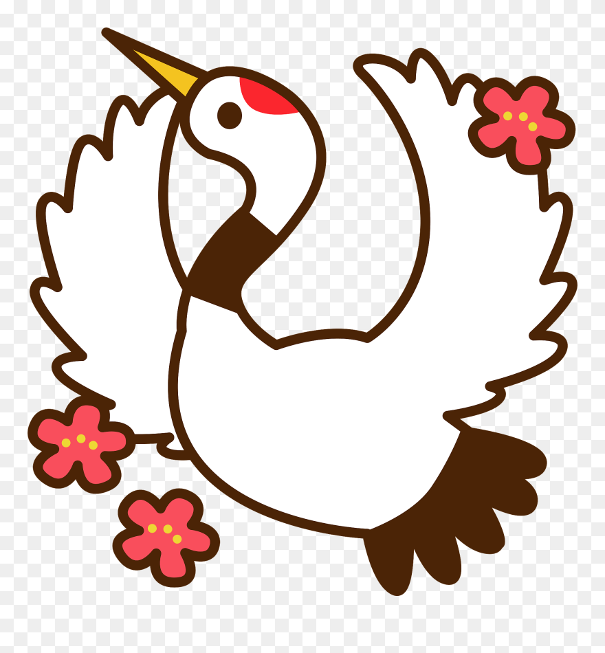 鶴 イラスト Clipart