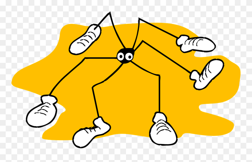 Legs Clipart Long Leg - Cartoon Daddy Long Legs - Png Download