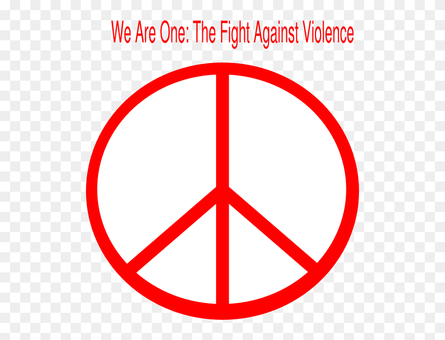 Transparent Peace Sign Cartoon Clipart