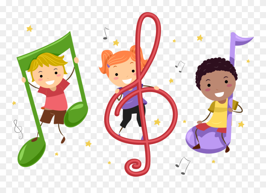 Children"s Choir - Notas Musicales Para Niños Clipart