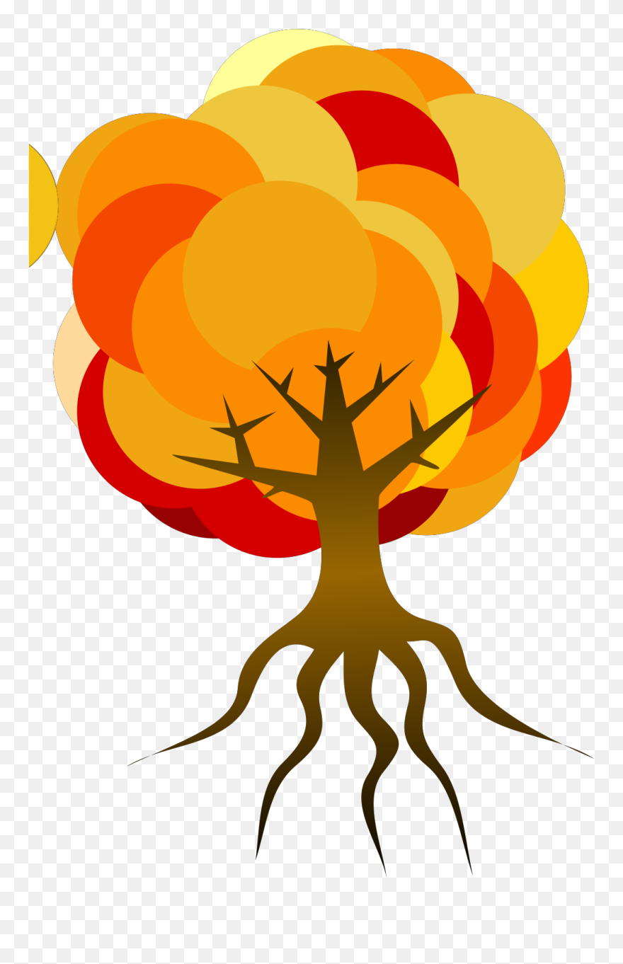 Arbol Con Raices Png Clipart