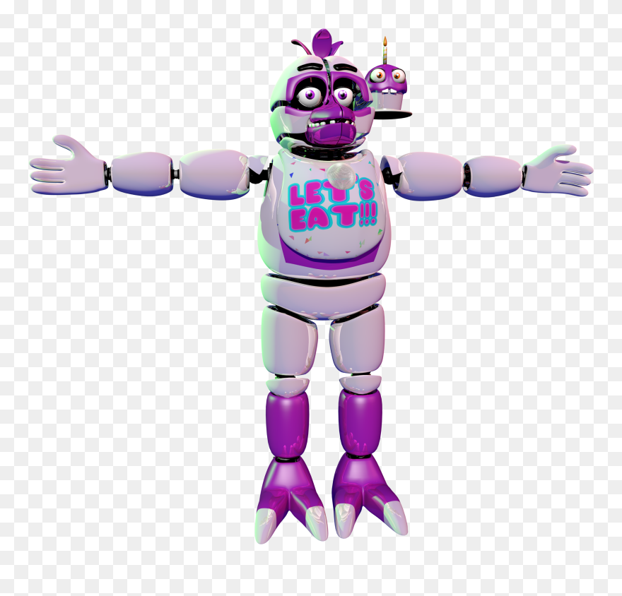 Funtime Fnaf 1 Chica By Rangergamerz Funtime Fnaf - Fnaf Funtime Fnaf 1 Chica Clipart