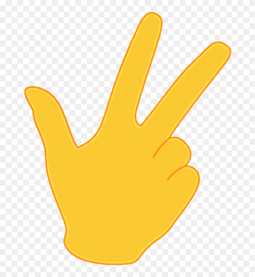 Hand Clip Uses - Run Hide Tell Hand - Png Download