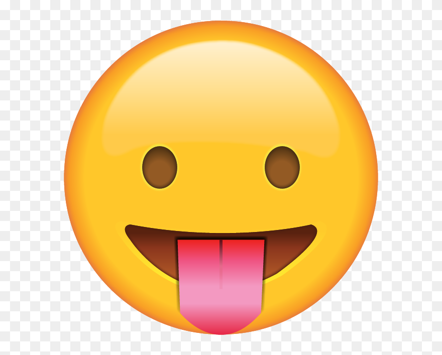 Kiss Clipart Emoji Fb - Tongue Out Emoji - Png Download