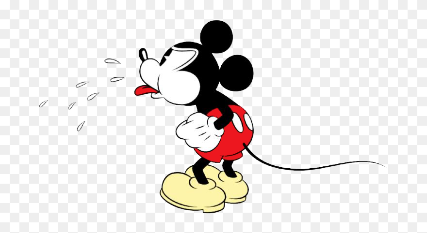 Classic Mickey Mouse Clipart - Cartoon - Png Download