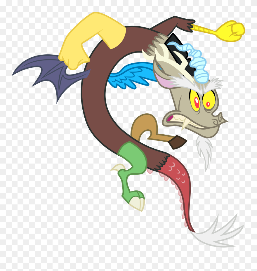 My Little Pony Discord Mad - Mlp Discord Mad Clipart