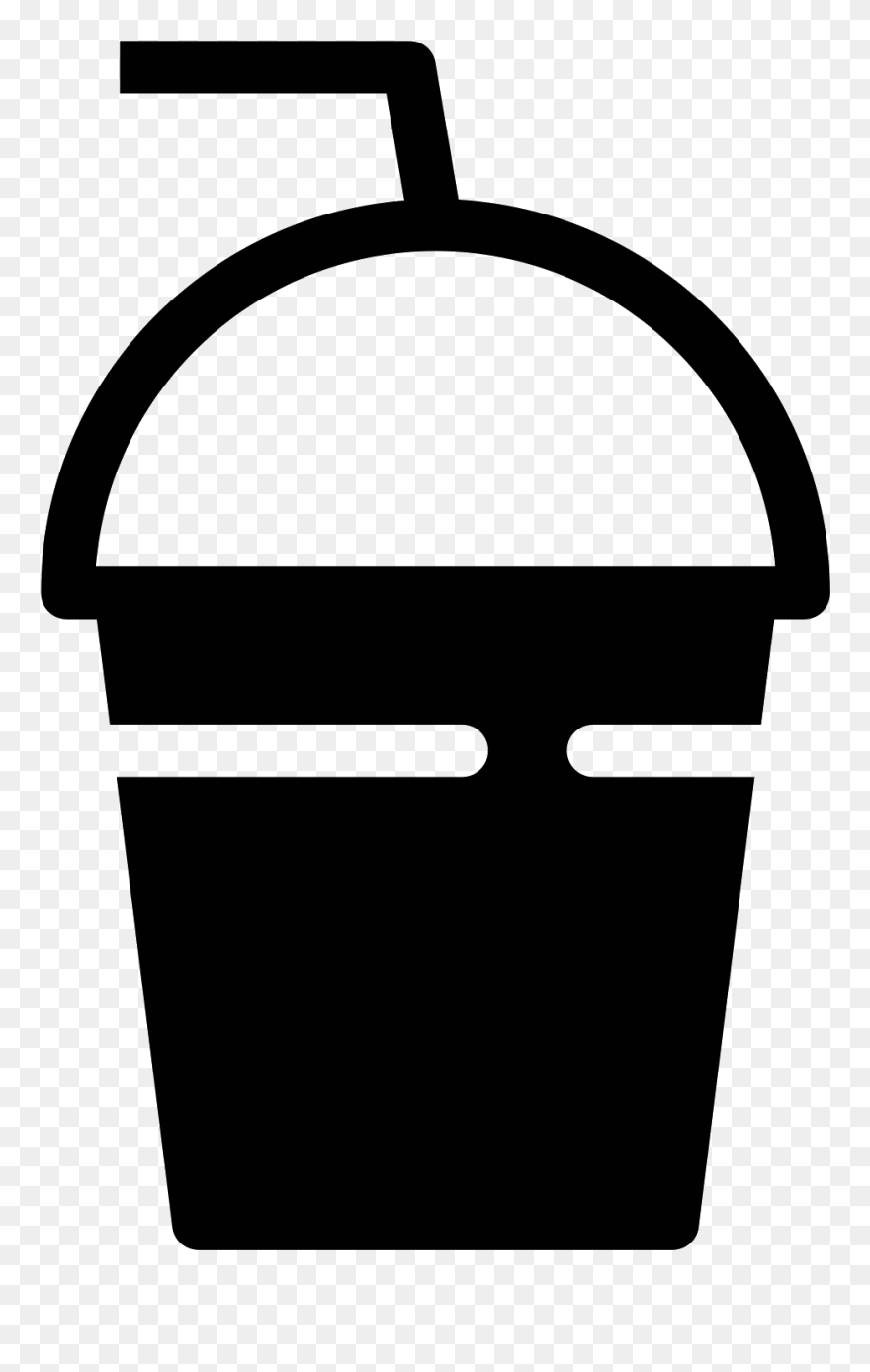 Transparent Milkshake Png - Milkshake Vector Black And White Clipart