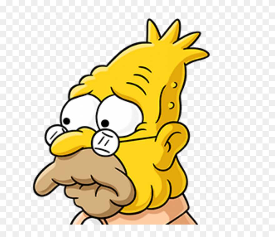 Grandpa Clipart Grampa - Grandpa Simpson Transparent Background - Png Download