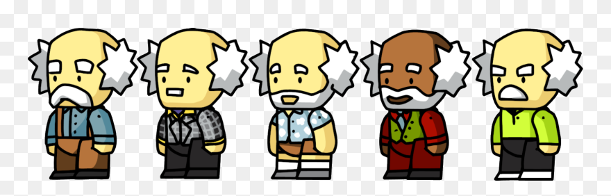 Cartoon - Scribblenauts Grandfather Clipart
