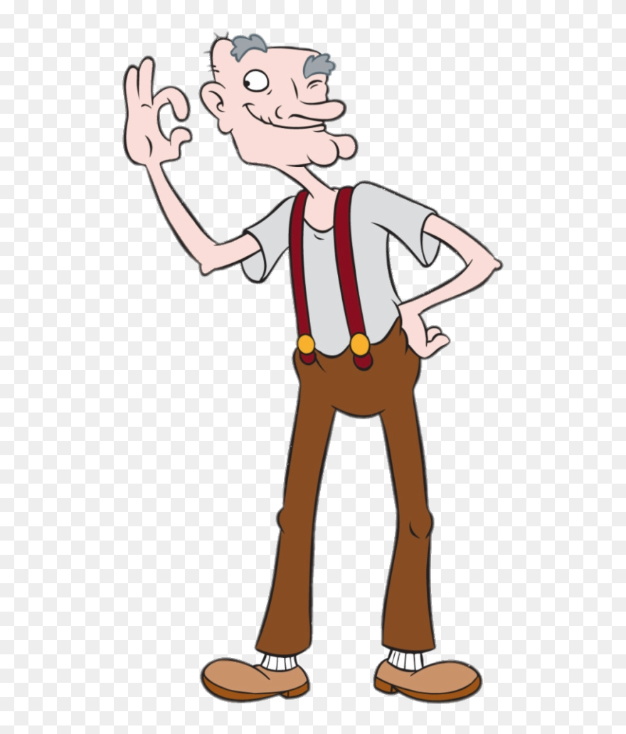 Hey Arnold Grandpa Phil - Hey Arnold Characters Clipart