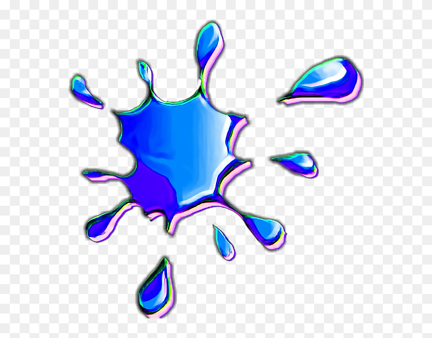 #glitchmood #glitchart #glitch #blue #waterdrop #water - Portable Network Graphics Clipart