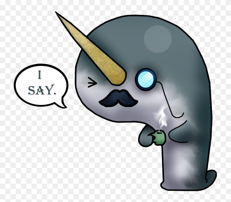 Narwhal Clipart Chibird - Narwhals - Png Download