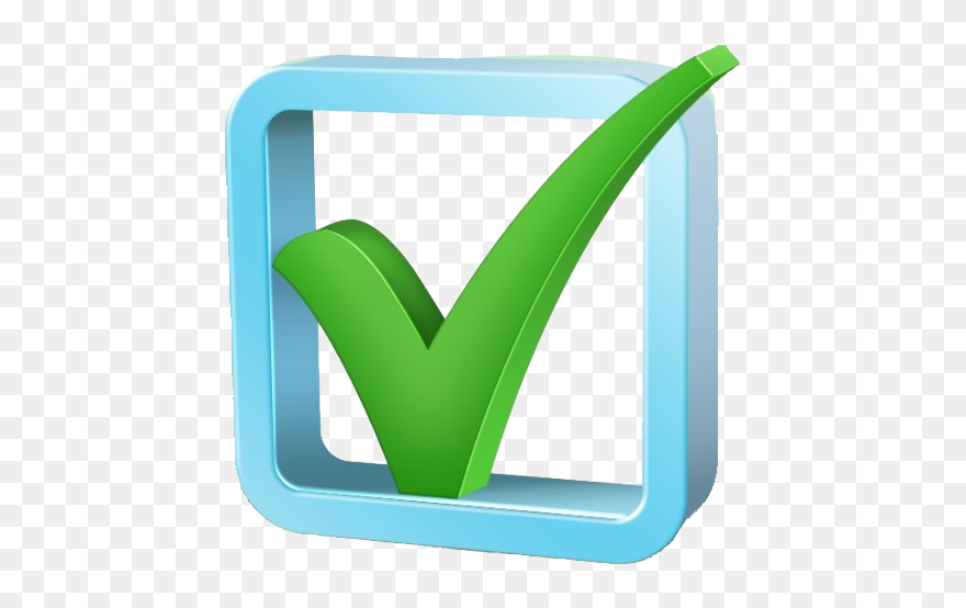 Check Mark Icon 3d Clipart