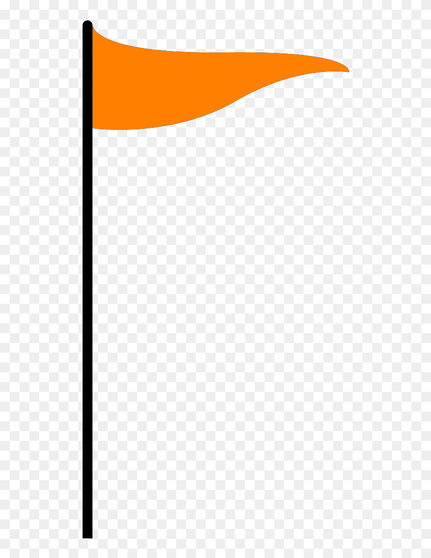 Orange Flag Clipart - Png Download