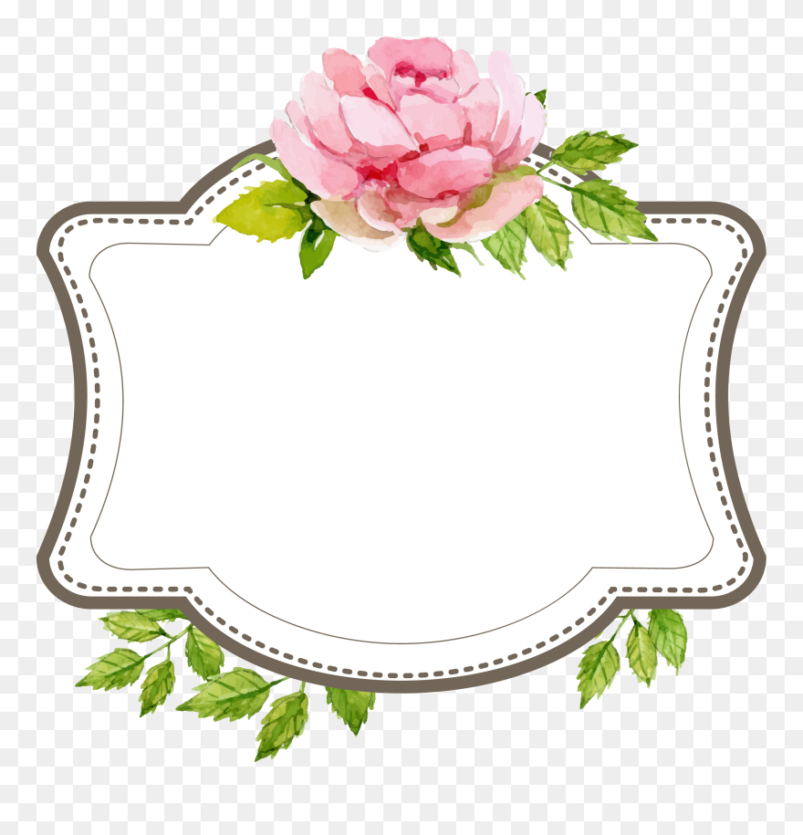 Pin By Freepngclipart On Images - Vector Wedding Frame Png Transparent Png