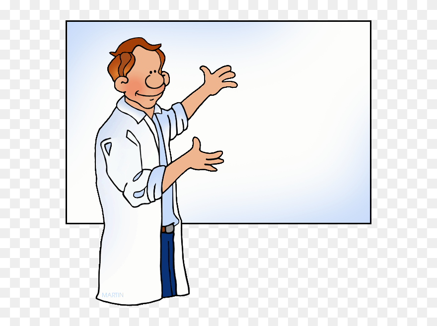 Scientist Explaining Clipart
