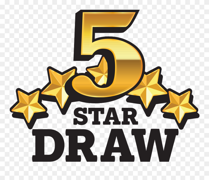 Raffle Clipart Broadway Star - 5 Star Game Logo - Png Download