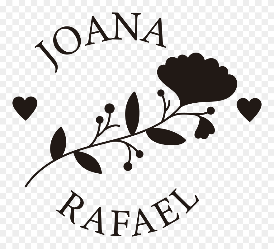 Bride And Groom Name Wedding Vinyl Sticker - Illustration Clipart