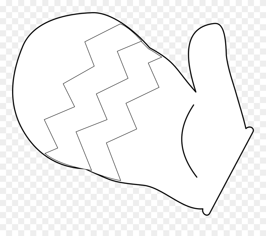 Mittens Clip Art - Png Download