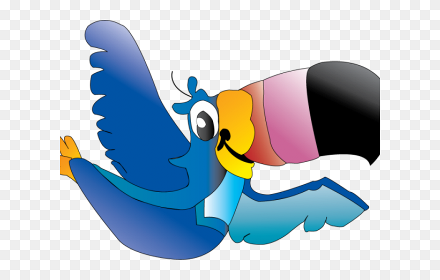 Toucan Clipart Flying - Toucan Sam Clip Art - Png Download