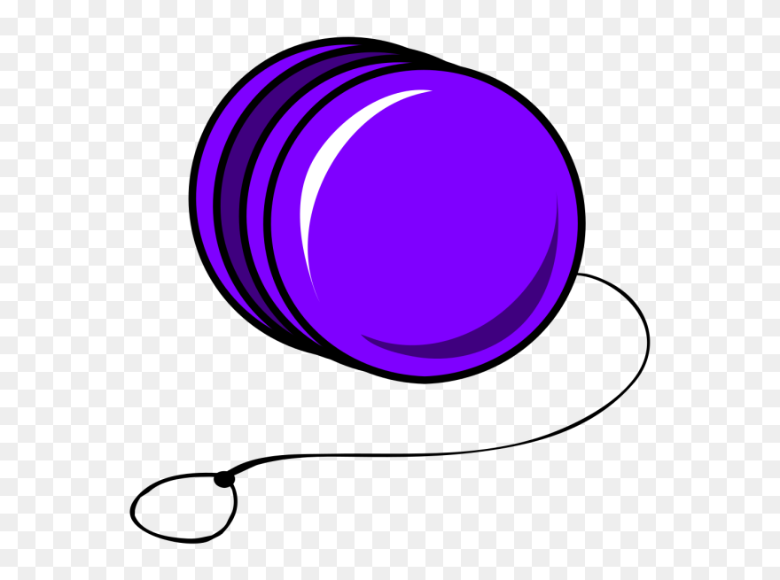 Purple Cartoon Yoyo Png Icons - Cartoon Picture Of A Yo Yo Clipart